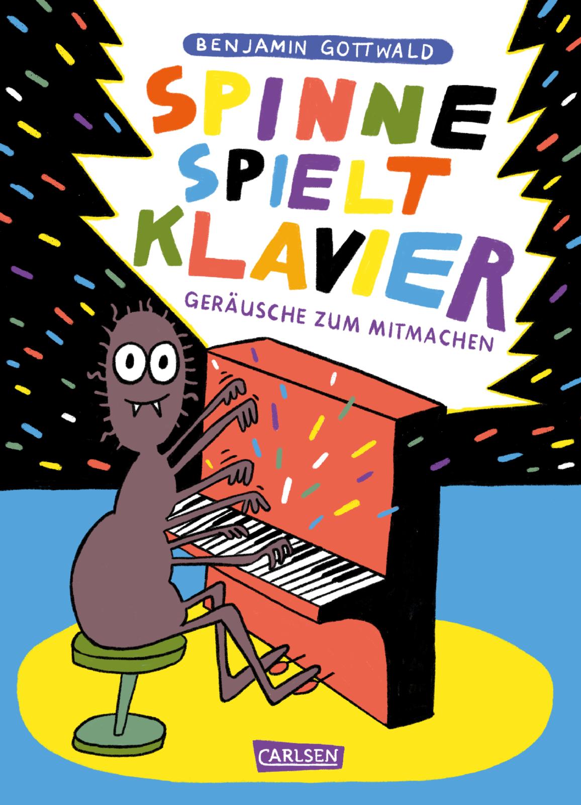 Cover "Spinne spielt Klavier"